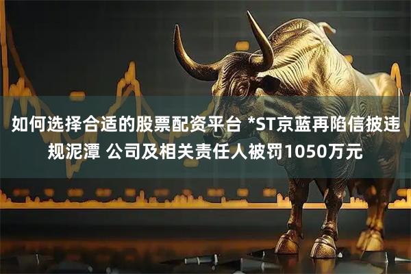 如何选择合适的股票配资平台 *ST京蓝再陷信披违规泥潭 公司及相关责任人被罚1050万元